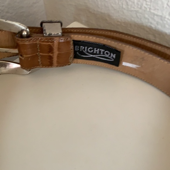Brighton leather belt made in USA - Picture 2 of 5
